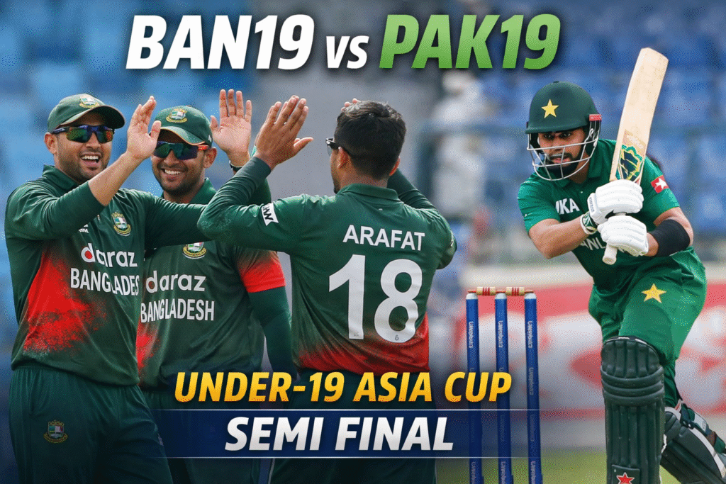 Bangladesh and Pakistan semi final clash
